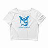 weisheit blau Crop Top