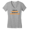 world's largest Women's V-Neck T-Shirt