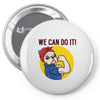 international womens Pin-back button