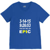 pi day 2015 pie math V-Neck Tee