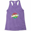 neon basketball Racerback Tank