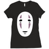 no face spirited away Ladies Fitted T-Shirt