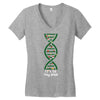 it's in my dna Women's V-Neck T-Shirt