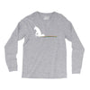 unicorn scooting on the floor Long Sleeve Shirts
