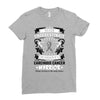 Never Underestimate The Strength Of A Carcinoid Cancer Warrior Ladies Fitted T-Shirt