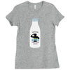 10. fight milk 002 Ladies Fitted T-Shirt
