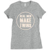 real men make twins Ladies Fitted T-Shirt