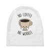 no coffee no workee Baby Beanies