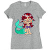 little ugly mermaid Ladies Fitted T-Shirt