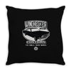 to hell and back   customs Throw Pillow