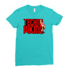 funny techno viking 3, ideal birthday present or gift Ladies Fitted T-Shirt