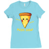 pizza chew! Ladies Fitted T-Shirt