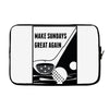 Make Sundays Great Again Shirt Laptop sleeve