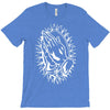 praying hands cross mary rock band baseball jersey T-Shirt