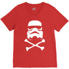 stormtrooper skull V-Neck Tee