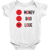 money bad love Baby Bodysuit
