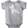 mens surfing Baby Onesie