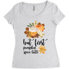but first pumpkin spice Women's Triblend Scoop T-shirt