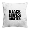 black lives Throw Pillow