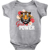 Girl Power White Write Baby Bodysuit