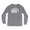 beer drinkers beer diet balance Long Sleeve Shirts