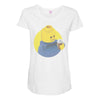 ugly lego drink coffee Maternity Scoop Neck T-shirt