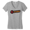 amazing logo arts Women's V-Neck T-Shirt
