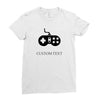 custom texti Ladies Fitted T-Shirt