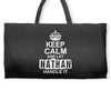 Keep Calm And Let Nathan Handle It Weekender Totes