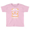 Never Underestimate the Strength of a Childhood Cancer Warrior Toddler T-shirt