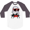 hipster trooper 3/4 Sleeve Shirt