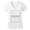 buy black Women's V-Neck T-Shirt