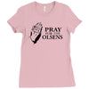 pray Ladies Fitted T-Shirt
