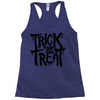 trick or treat Racerback Tank