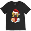 pop art christmas V-Neck Tee