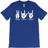 peace love rock funny T-Shirt