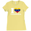 I love Venezuela Ladies Fitted T-Shirt