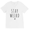 Juanpa Zurita Stay Weird V-Neck Tee