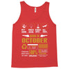 Born October Multitasking Problem Solving Tees Tank Top