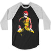 the joker ronald mcdonald 3/4 Sleeve Shirt