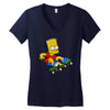 the simpson Women's V-Neck T-Shirt