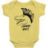 i wanna rock! Baby Bodysuit