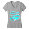 london double decker bus Women's V-Neck T-Shirt
