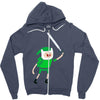 adventure time legend of zelda link Zipper Hoodie