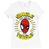 friendly neighborhood single man Ladies Fitted T-Shirt