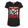 duff parody deff Maternity Scoop Neck T-shirt