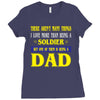 soldier dad Ladies Fitted T-Shirt