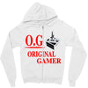 old school gamer Zipper Hoodie
