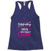 Celebrating With The 50th Birthday Queen Racerback Tank