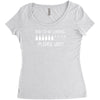 dad to be loading please wait new Women's Triblend Scoop T-shirt